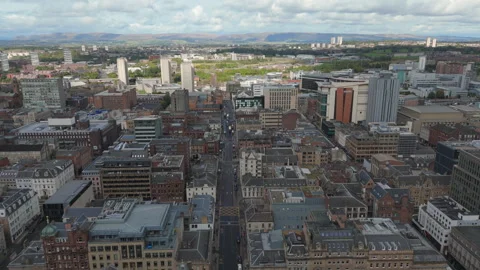 Glasgow City Centre Stock Footage 286227968
