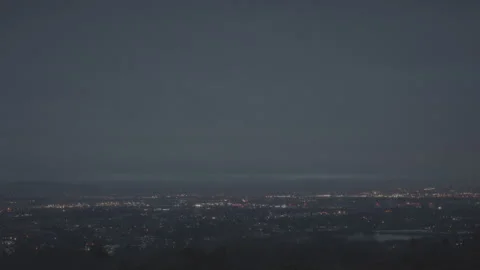 Glasgow cityscape at night Video stock 163946311