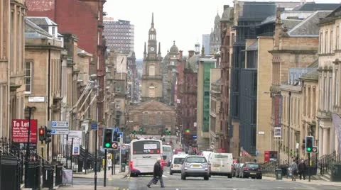 Glasgow Stock Footage 10884488
