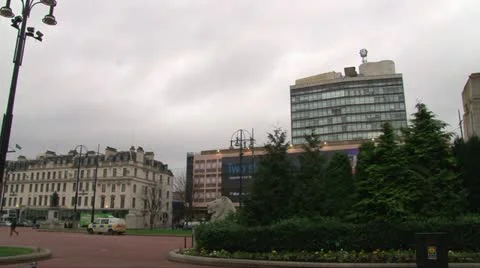 Glasgow George Square Stock Footage 10884527