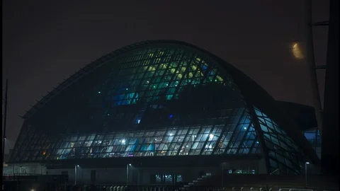 Glasgow Science Centre Stock Footage 122402516