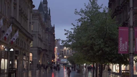 Glasgow - Street Stock Footage 143860071