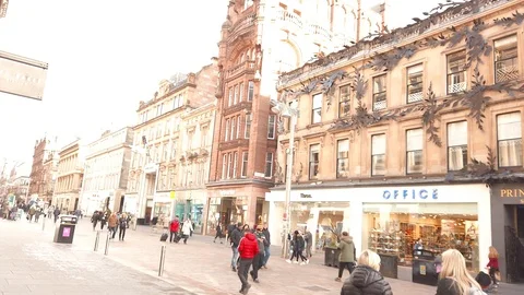 Glasgow streets Stock Footage 102859572