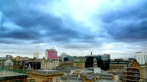 Glasgow timelapse Stock Footage 91039609