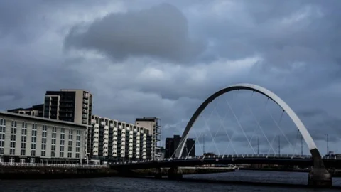 Glasgow Timelapse Stock-Footage 97083870