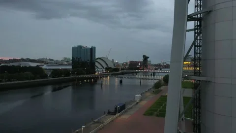 Glasgow Tower Rise Stock Footage 135832464