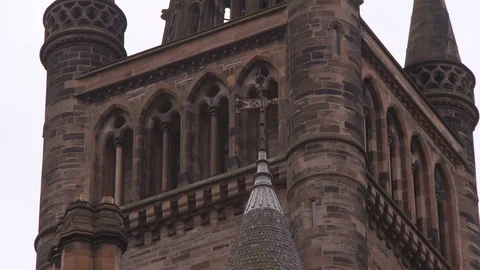 Glasgow University 4 Stock Footage 124612429