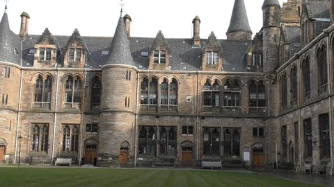 Glasgow University Video stock 109640711