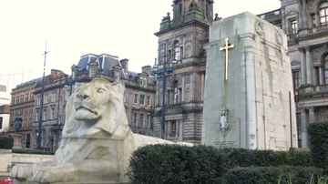 Glasgow War Memorial Stock Footage 85846136