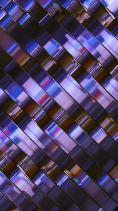 Glass Abstract Line Background - Iridescent rainbow gradient dispersion camV2 Stock Footage 344684053