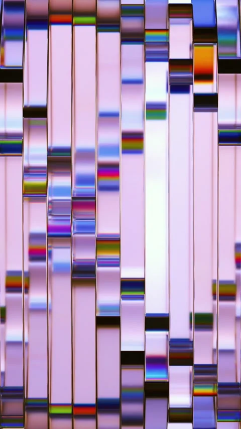 Glass Abstract Line Background - Iridescent rainbow gradient dispersion camV1 Stock Footage 344684093