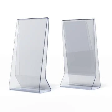 Glass ad plate 스톡 일러스트