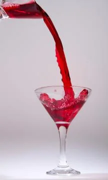Glass for alcoholic drinks Stock Photos
