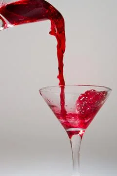 Glass for alcoholic drinks Stock Photos
