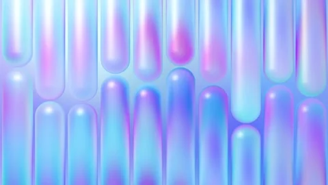 Glass and plastic gradient shapes modern and sophisticated  loop animated Stock Footage 324712981