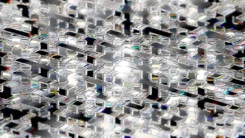 Glass Animated Multicolored Beautiful Background. Animation. 4K Video stock 297735570