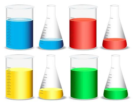 Glass apparatus Stock Illustration