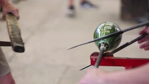 Glass Art Tools Stock Footage 81196442