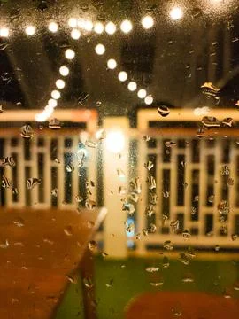 Glass background lights Stock Photos