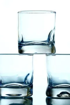 Glass background Stock Photos