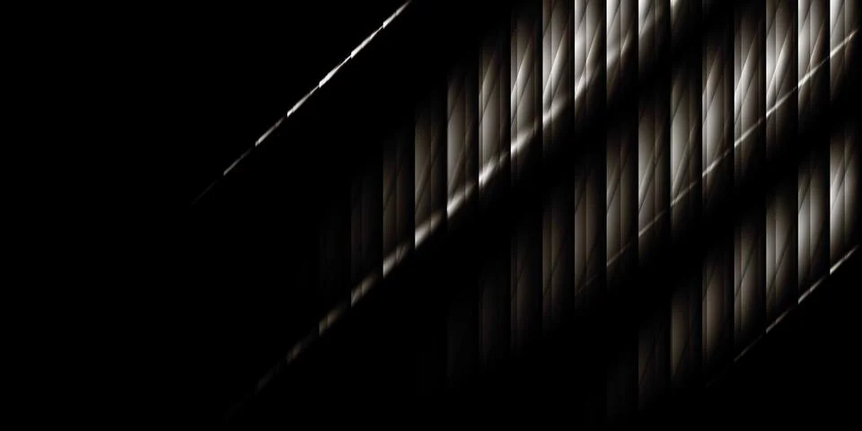 Glass background with silver light shadow ribbed effect abstract 3D line pa.. 스톡 일러스트
