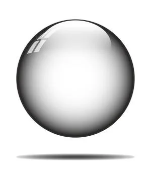 Glass ball Stock Illustration