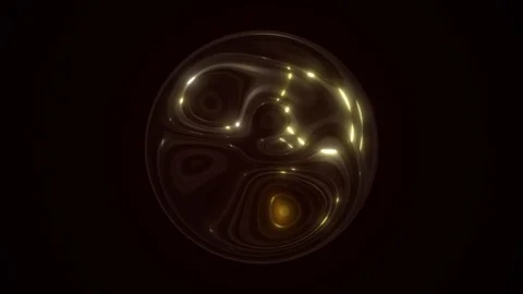 Glass Ball With Lens Texture Effect Stock-Footage 127159792