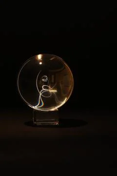 Glass Ball with Light Stock Photos