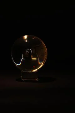 Glass Ball with Light Stock Photos