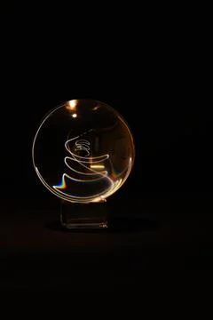 Glass Ball with Light Stock Photos