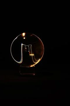 Glass Ball with Light Stock Photos