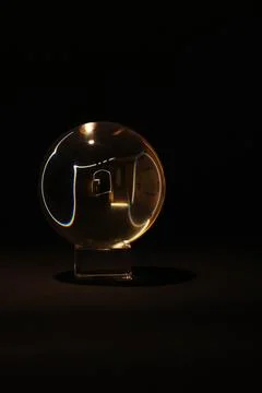 Glass Ball with Light Stock Photos