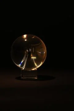 Glass Ball with Light Stock Photos