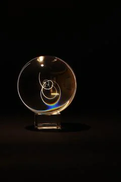 Glass Ball with Light Stock Photos