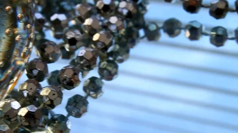 Glass ball on a light surface Stock Footage 672425