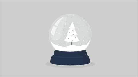 Glass ball with snow Stock Footage 316761733