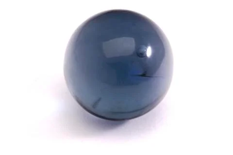 Glass ball on white background isolated Stock Photos