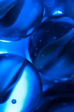 Glass Balls Background Stock Photos