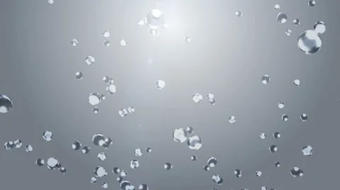 Glass balls flies Stock Footage 66858727