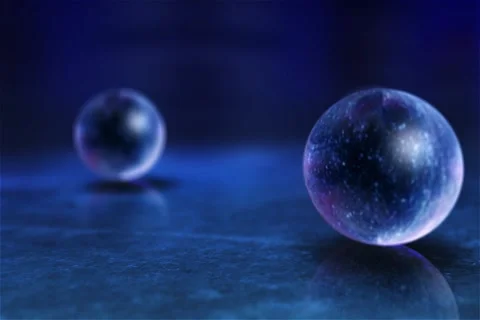 Glass Balls Stock Footage 1848396