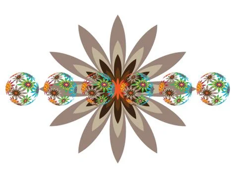 Glass balls Stock Illustration