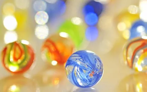 Glass balls Stock Photos