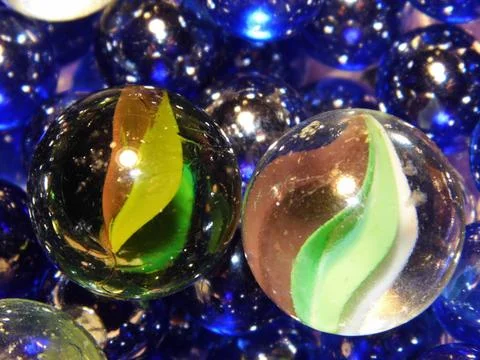 Glass balls Stock Photos