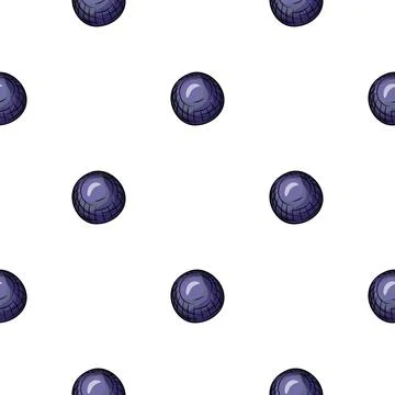 Glass balls seamless pattern. Decorative shapes background. Illustrazione stock