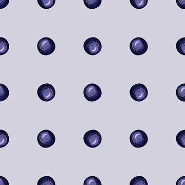 Glass balls seamless pattern. Decorative shapes background. Stock Illustration