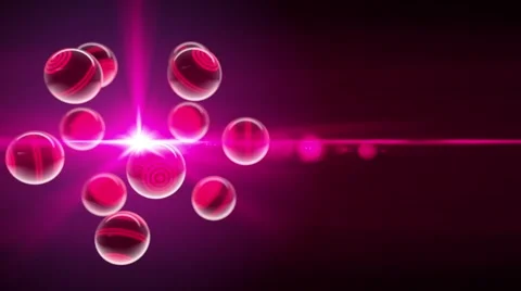 Glass balls spheres Stock Footage 49568506