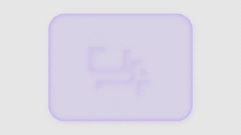 Glass barcode glitch animation scanning in and out transparent background 動画素材 333682814
