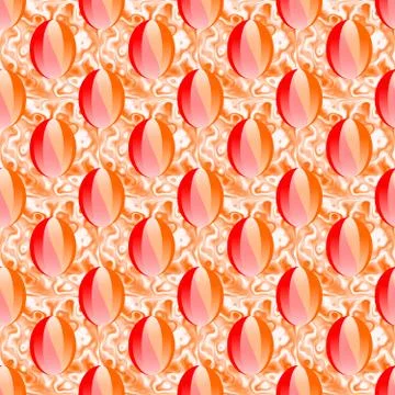 Glass Beads Seemless Background Stock Illustration