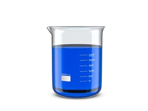 Glass beaker Stock Illustration