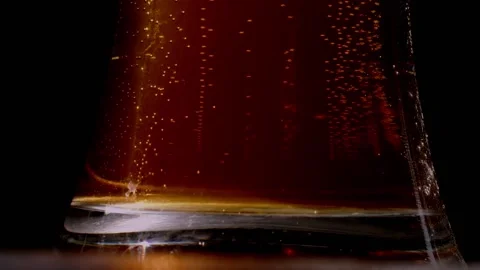 Glass of Beer 2K Stock Footage 198398808